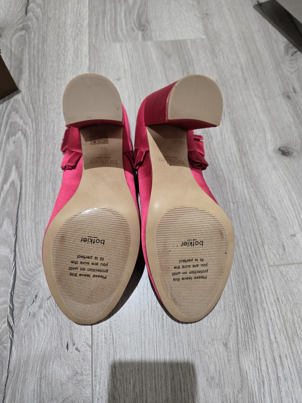 Botkier Fuchsia Ruffle Satin Pumps - Picture 3 of 6